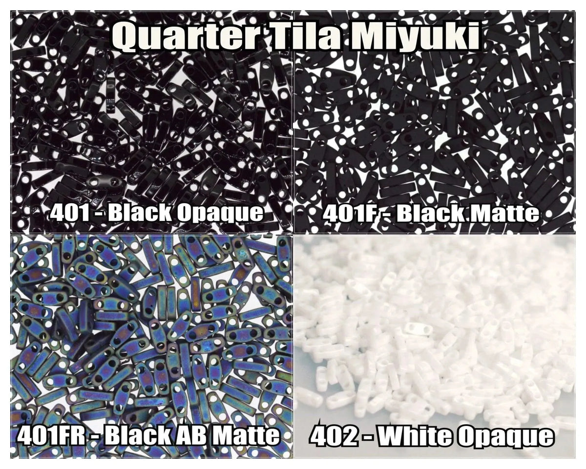 Miyuki Quarter Tila, 5g, QTL401, QTL401F, QTL401FR, QTL402 - The Argus Collection