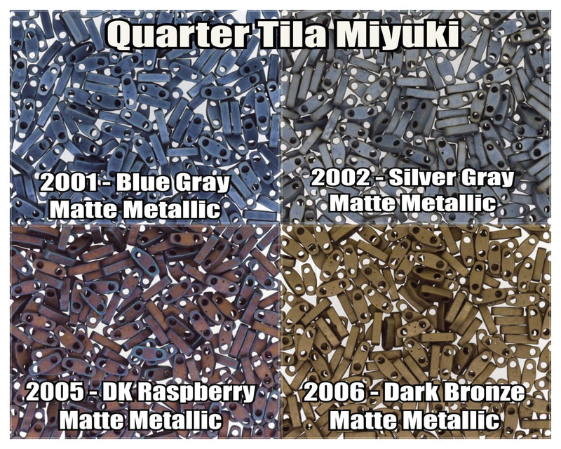 Miyuki Quarter Tila, 5g, QTL2001, QTL2002, QTL2005, QTL2006 - The Argus Collection