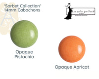 Cabochons par Puca, 14mm, The Sorbet Collection - The Argus Collection