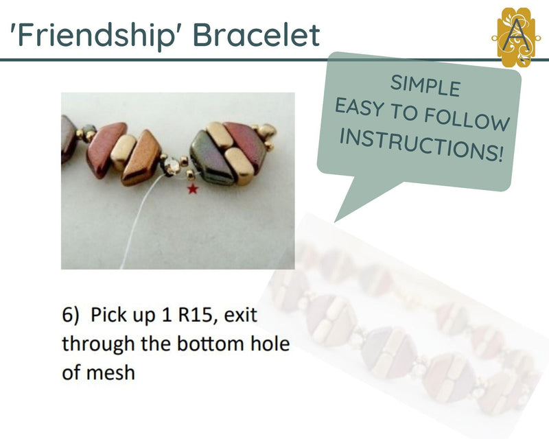 Friendship Bracelet Pattern par Puca - The Argus Collection