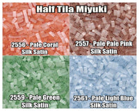 Miyuki Half Tila, 5g, HTL2556, HTL2557, HTL2559, HTL2561 - The Argus Collection