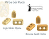 Piros par Puca 5g Bronze/Gold Collection - The Argus Collection