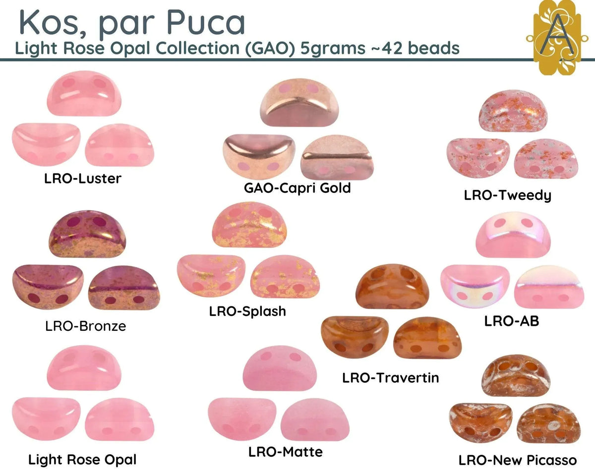 Kos par Puca 5g Light Rose Opal Collection - The Argus Collection