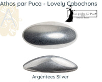 Athos Cabochon par Puca, Black & White Collection - The Argus Collection