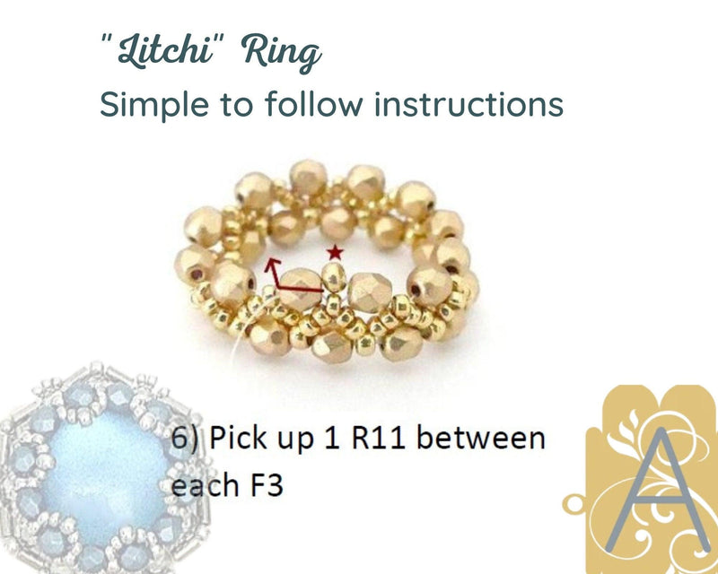 Litchi Ring Pattern par Puca - The Argus Collection