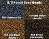 11/0 Miyuki Seed Beads 8.5g, 23g 11-0456, 11-0457, 11-0457L, 11-0458 - The Argus Collection