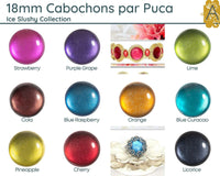 Cabochon par Puca 18mm, Ice Slushy Collection - The Argus Collection