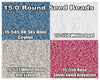 15/0 Miyuki Round Seed Beads 8.2g 15-0545, 15-0550, 15-0551, 15-0556 - The Argus Collection