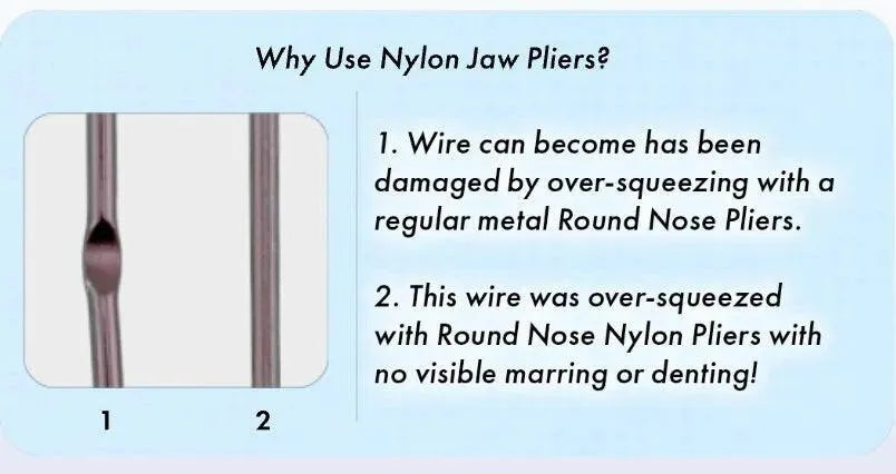 NYLON JAW Round Nose Pliers, Beadalon, + Replacement Tips (Sold Separately) - The Argus Collection