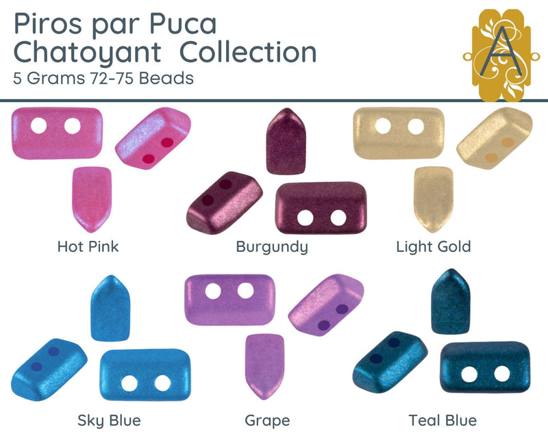 Piros par Puca 5g Chatoyant Collection - The Argus Collection