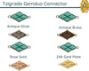 Tsigrado, Cymbal Gemduo Connector, 2 Pcs. 4 Finishes - The Argus Collection