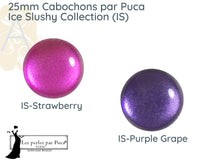 Cabochons par Puca, 25mm, Ice Slushy Collection - The Argus Collection