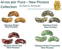 Arcos par Puca (30 Beads) Opaque New Picasso Collection - The Argus Collection