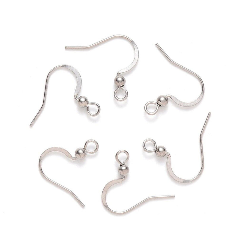 Monaco 1, 316 Surgical Steel Ear Wires, 5 Pair - The Argus Collection