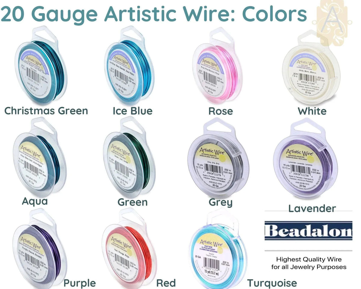 20 Gauge Artistic Wire in 11 Colors! - The Argus Collection