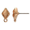 Fyriplaka, Gemduo Bead Earring Setting, 1 Pair in 4 Finishes - The Argus Collection