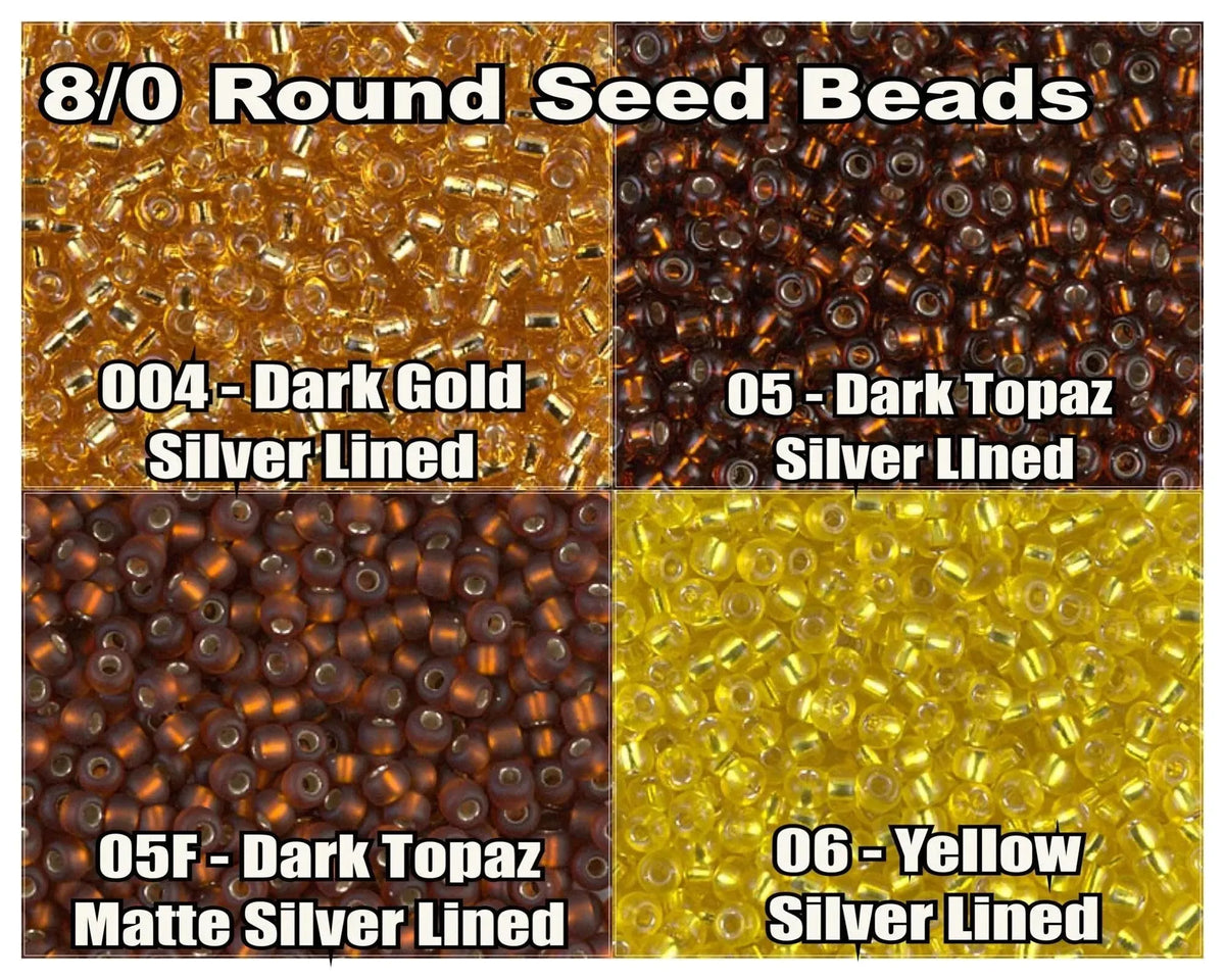 8/0 Miyuki Seed Beads 10g. - The Argus Collection