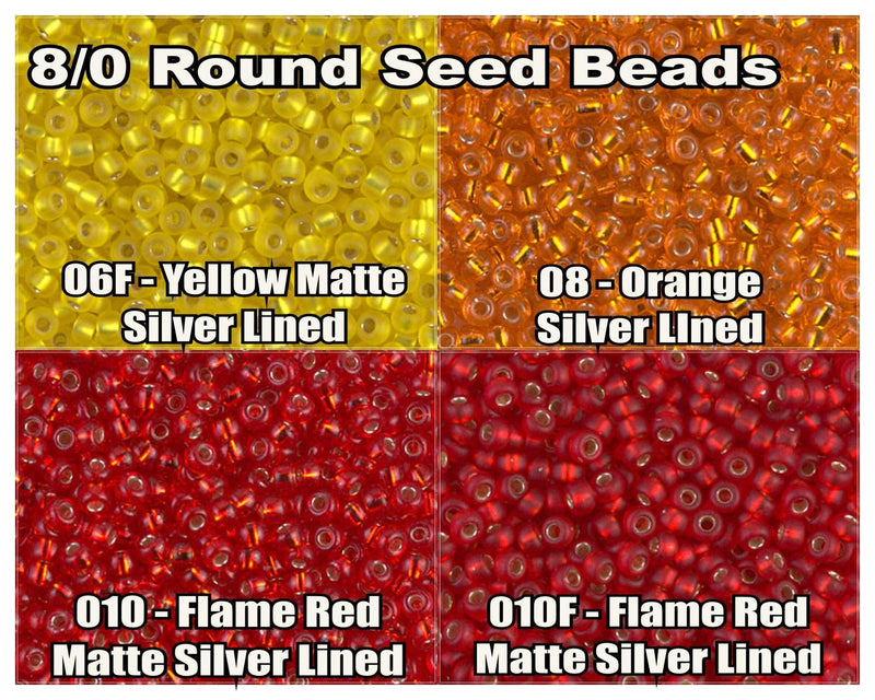 8/0 Miyuki Seed Beads 10g. - The Argus Collection