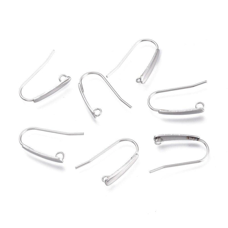 Monaco 6, 304 Stainless Steel Elegant Earring Wires in 4 Finishes - The Argus Collection