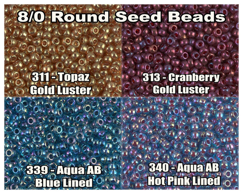 8/0 Miyuki Seed Beads 10g. - The Argus Collection