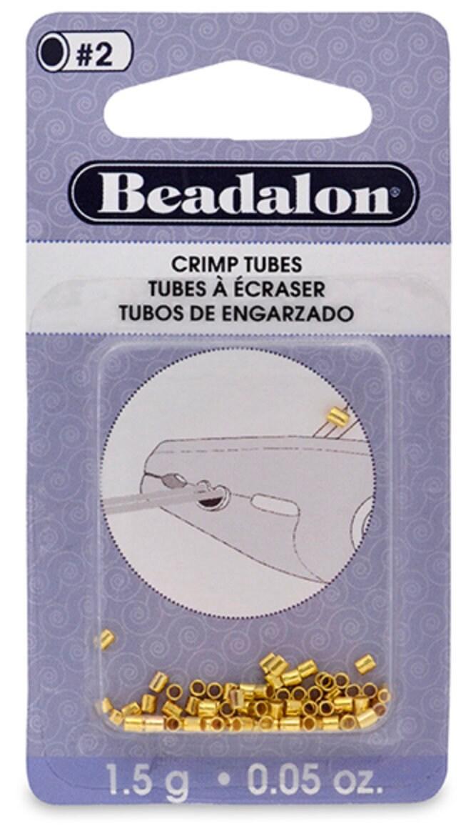 Crimp Tubes, Size 1 & 2, Beadalon - The Argus Collection