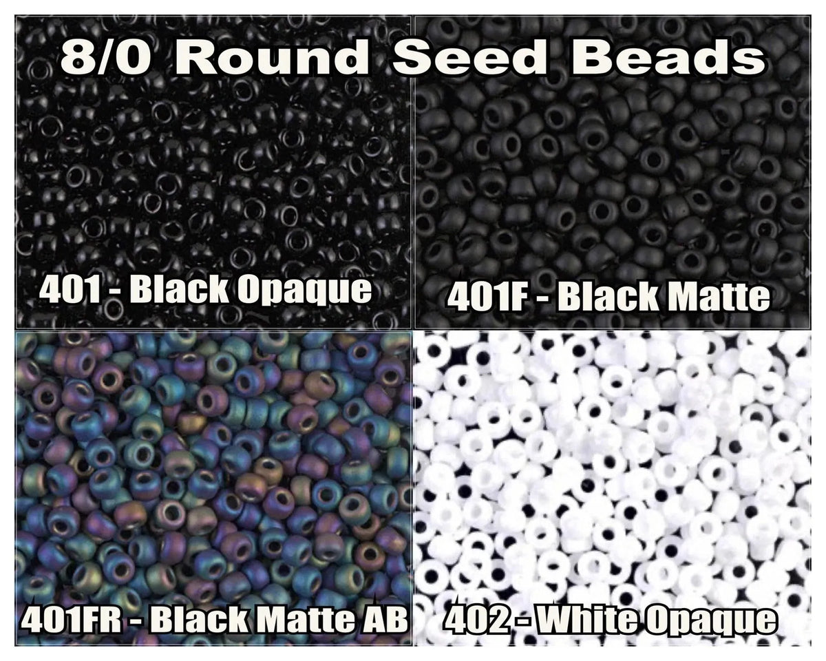 8/0 Miyuki Seed Beads 10g. - The Argus Collection