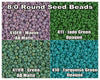 8/0 Miyuki Seed Beads 10g. - The Argus Collection