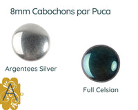 Cabochons par Puca, 8mm, Classic Collection - The Argus Collection