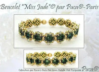 Cabochons par Puca, 8mm, Metallic Matte Collection - The Argus Collection