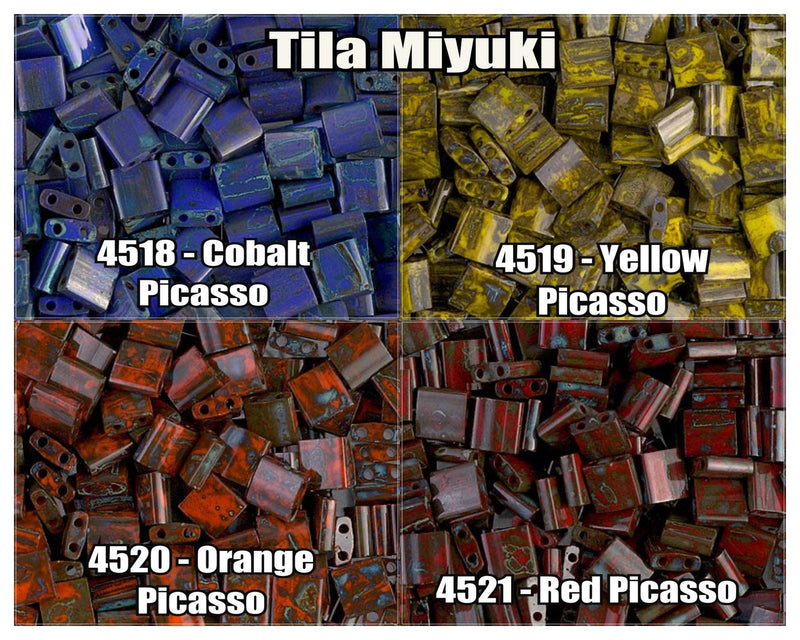 Miyuki Tila, 5g, TL4518, TL4519, TL4520, TL4521 - The Argus Collection