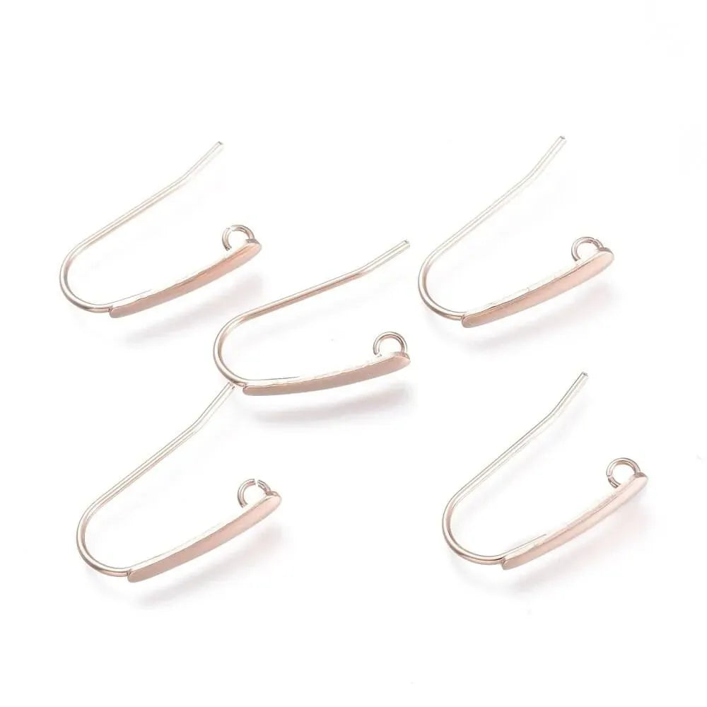 Monaco 6, 304 Stainless Steel Elegant Earring Wires in 4 Finishes - The Argus Collection