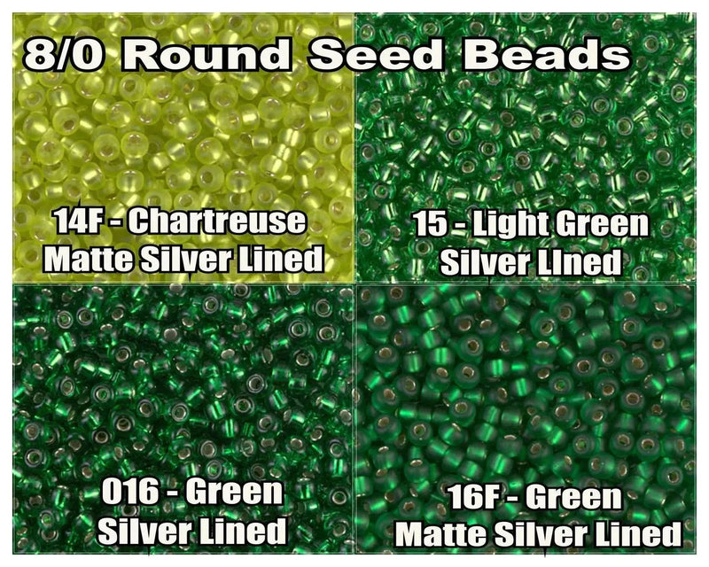 8/0 Miyuki Seed Beads 10g. - The Argus Collection