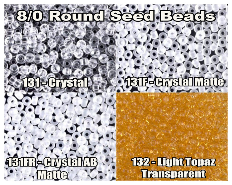 8/0 Miyuki Seed Beads, 10g. - The Argus Collection