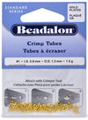 Crimp Tubes, Size 1 & 2, Beadalon - The Argus Collection