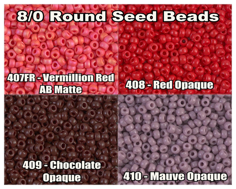 8/0 Miyuki Seed Beads 10g. - The Argus Collection