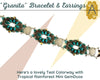 Granita Bracelet & Earrings Pattern - The Argus Collection