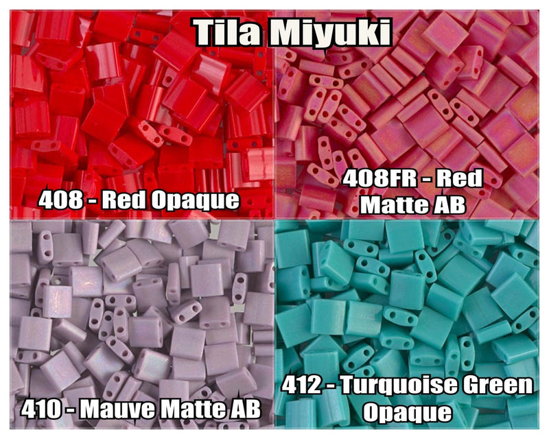 Miyuki Tila, 5g, TL408, TL408FR, TL410FR, TL412 - The Argus Collection