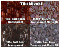 Miyuki Tila, 5g, TL134, TL134FR, TL135, TL135FR - The Argus Collection