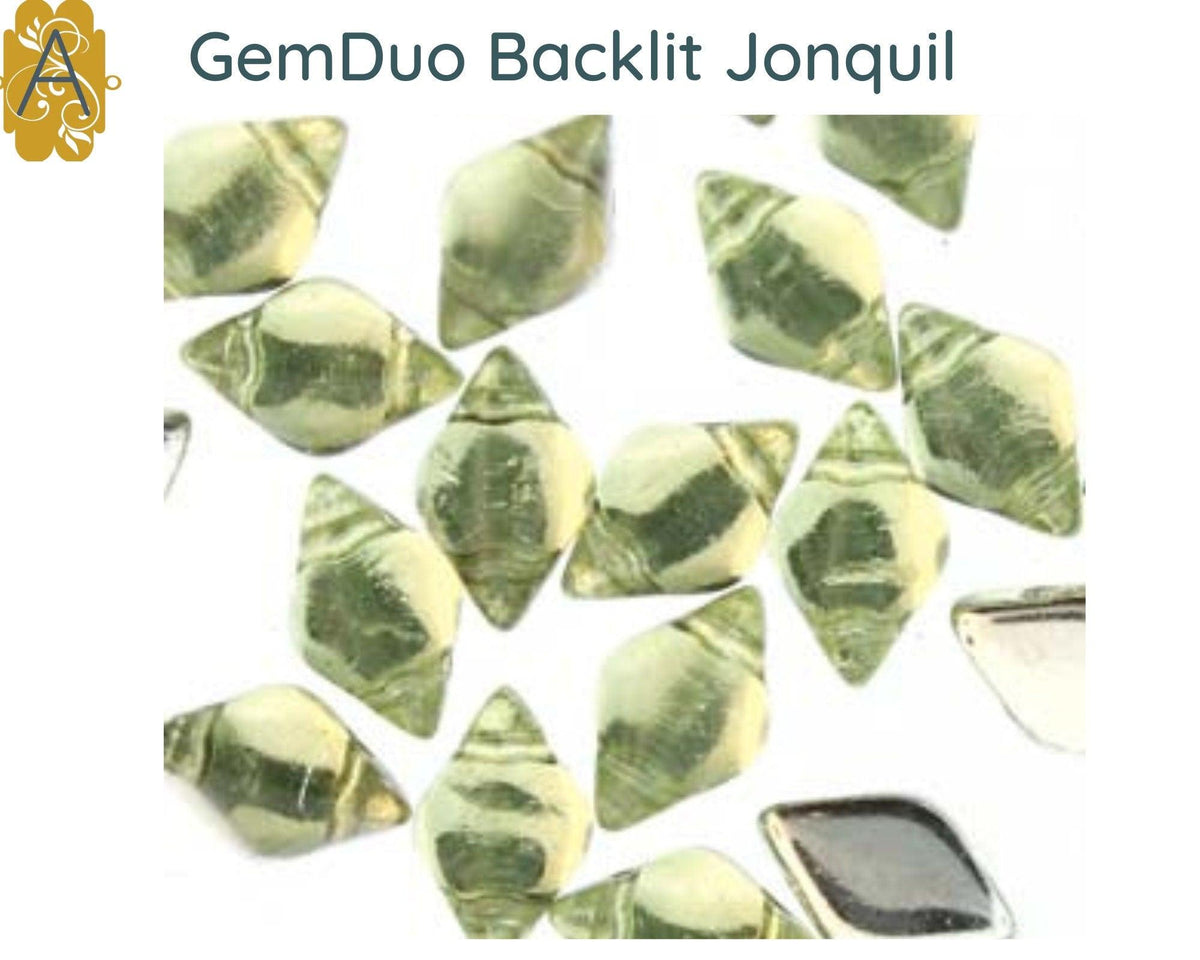 Gemduo Beads by Matubo, Backlit Collection #2, 10g - The Argus Collection