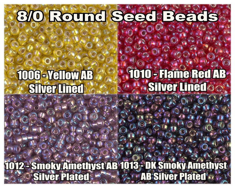 8/0 Miyuki Seed Beads 10g. - The Argus Collection