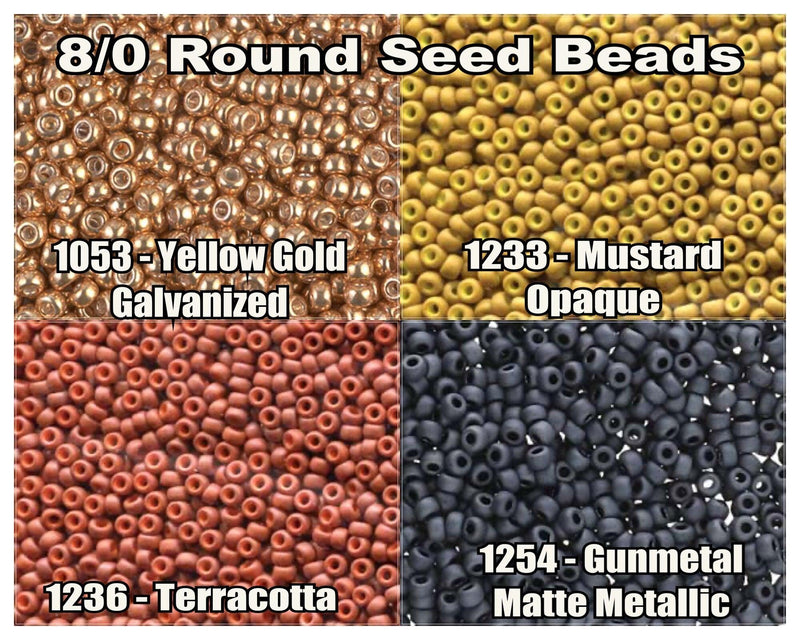 8/0 Miyuki Seed Beads 10g. - The Argus Collection