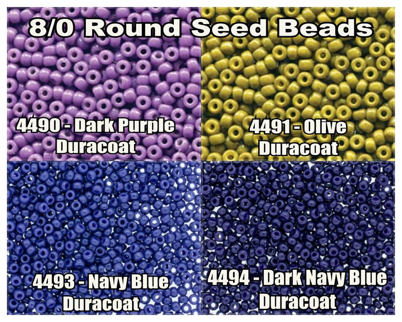 8/0 Miyuki Seed Beads, 10g. - The Argus Collection