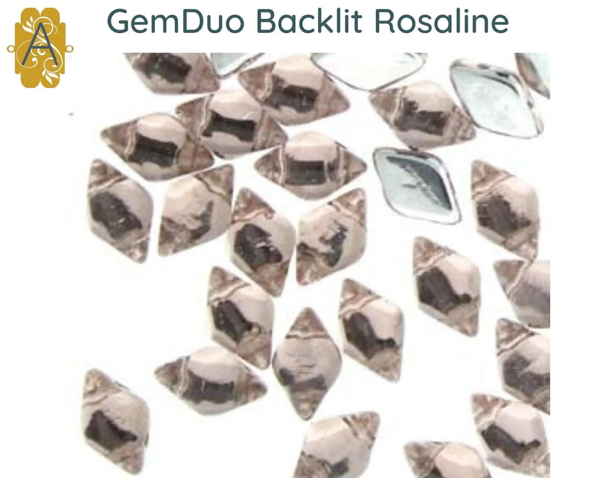 Gemduo Beads by Matubo, Backlit Collection #3, 10g - The Argus Collection