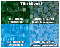 Miyuki Tila, 5g, TL146, TL146FR, TL148, TL148FR - The Argus Collection