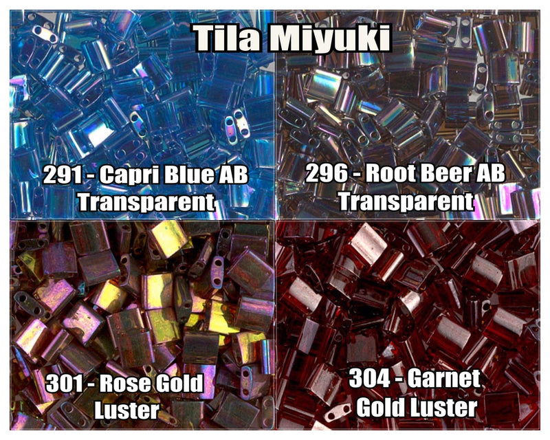 Miyuki Tila, 5g, TL291, TL296, TL301, TL304 - The Argus Collection