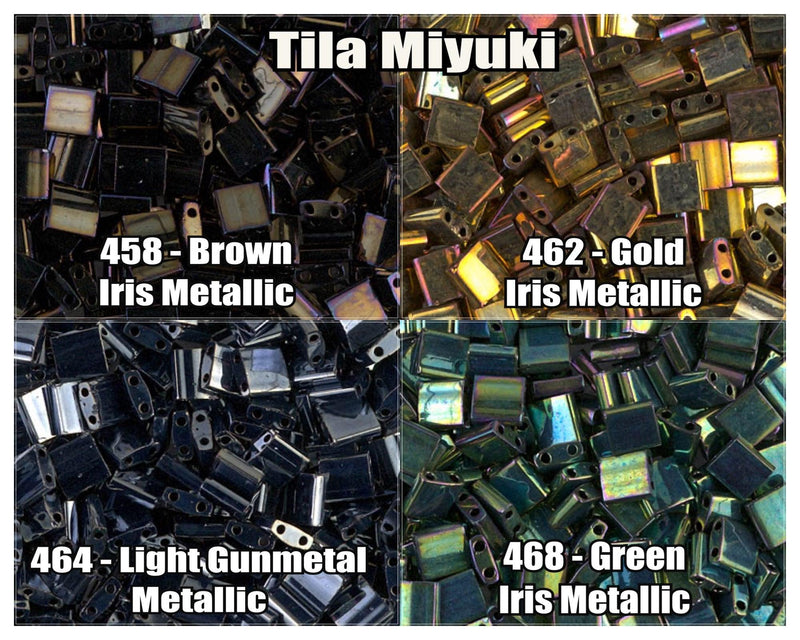 Miyuki Tila, 5g, TL458, TL462, TL464, TL468 - The Argus Collection