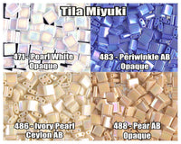 Miyuki Tila, 5g, TL471, TL483, TL486, TL488 - The Argus Collection