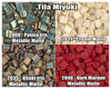 Miyuki Tila, 5g, TL2008, TL2021, TL2035, TL2040 - The Argus Collection