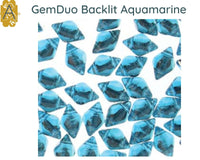 Gemduo Beads by Matubo, Backlit Collection #1, 10g - The Argus Collection