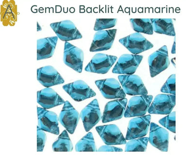 Gemduo Beads by Matubo, Backlit Collection #1, 10g - The Argus Collection